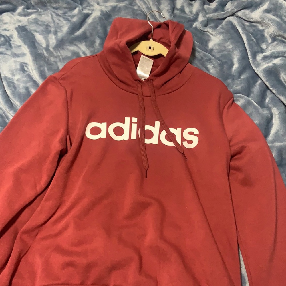 XL adidas red hoodie